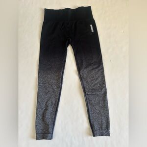 Gymshark  Black to Gray Ombre High-Rise Leggings size S